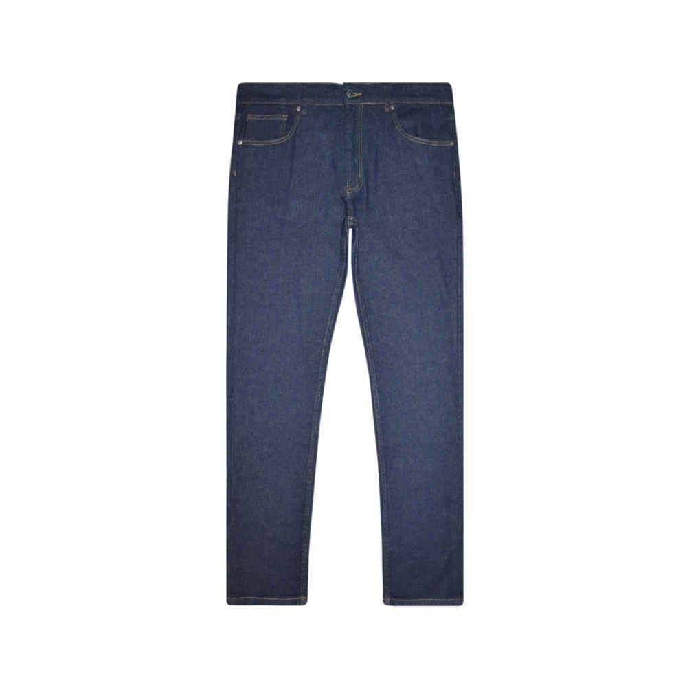 Burberry Dark Blue Premium Logo on Pocket Jeans-thumb-0