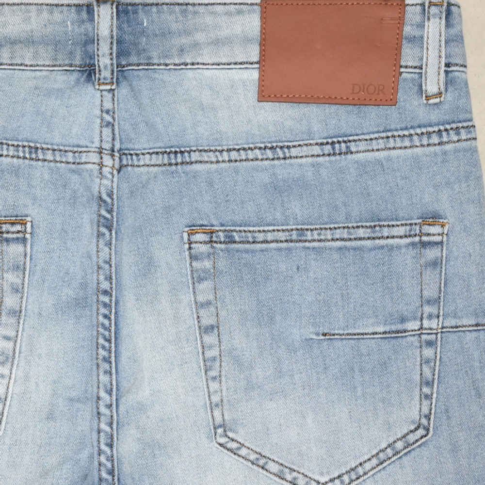 Dior Light Blue Premium Quality Jeans-3