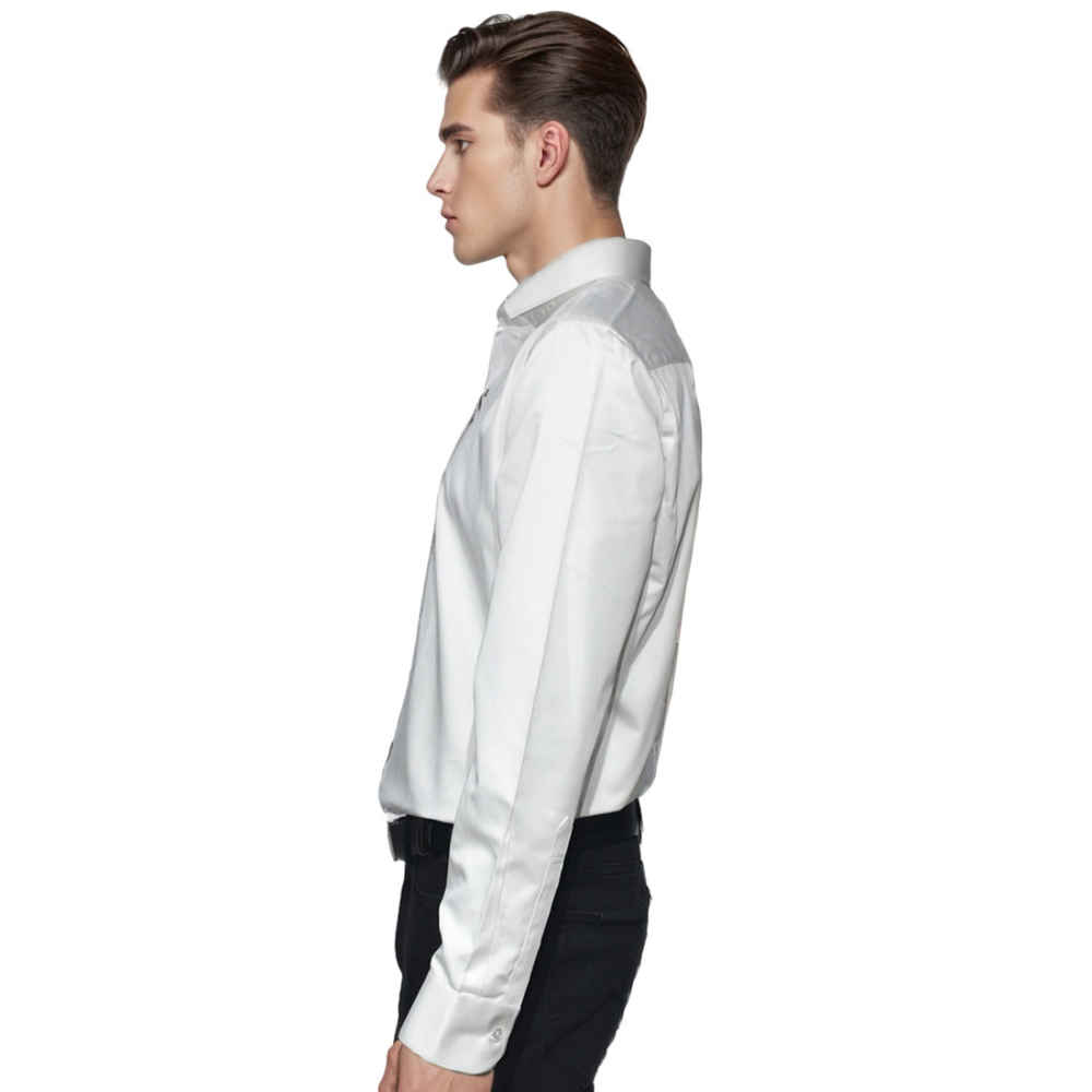 Karl Lagerfeld logo Print White Premium Quality shirt-2