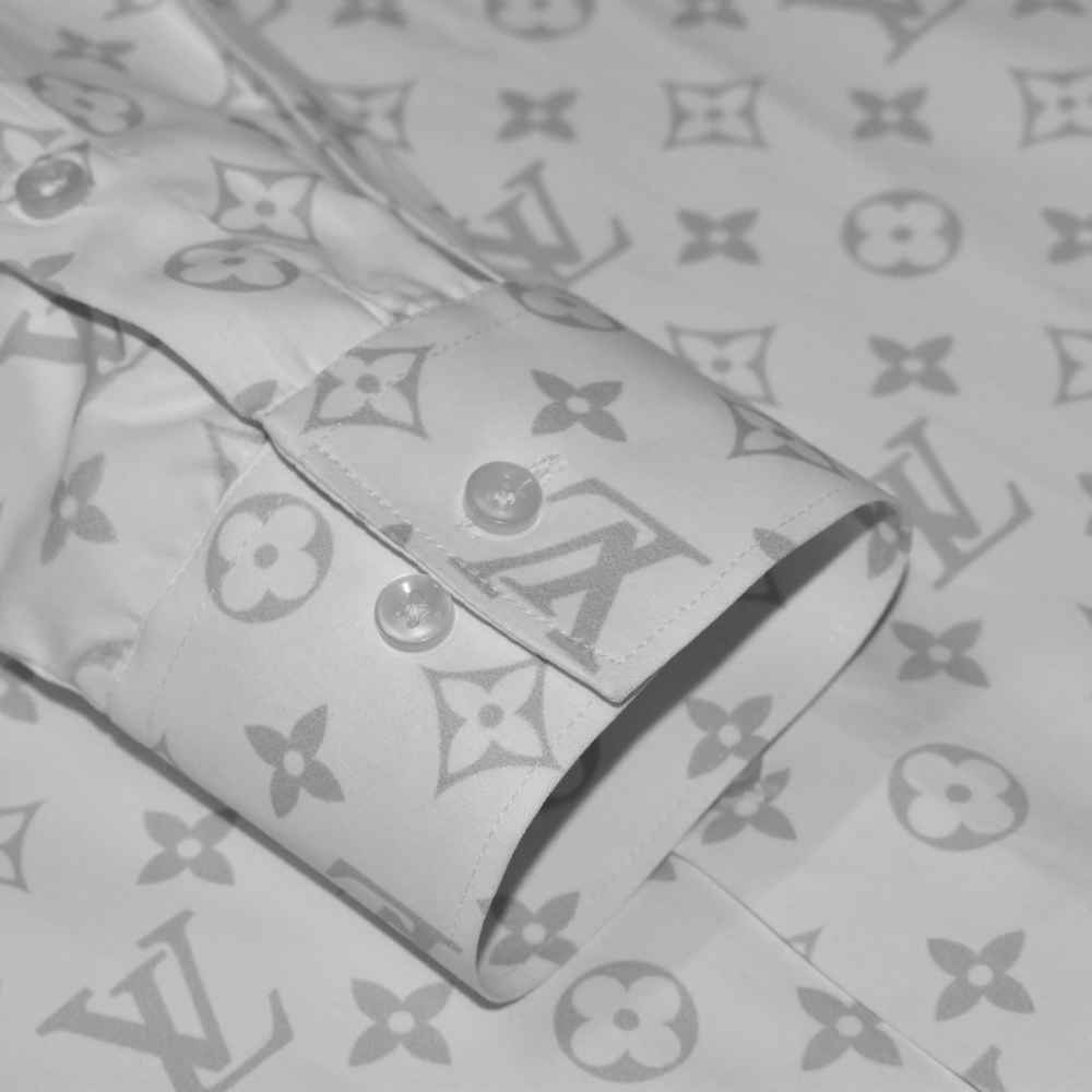 Louis Vuitton White Premium Quality Shirt-5