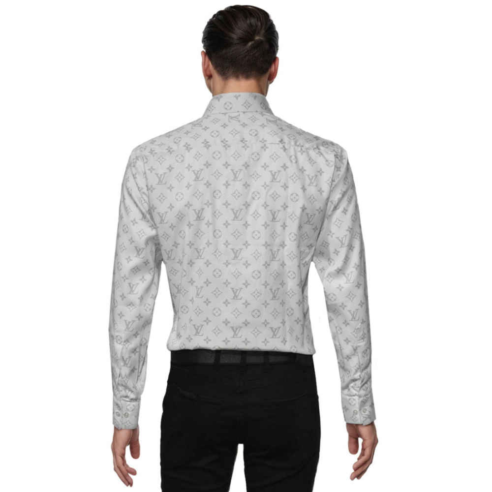 Louis Vuitton White Premium Quality Shirt-1