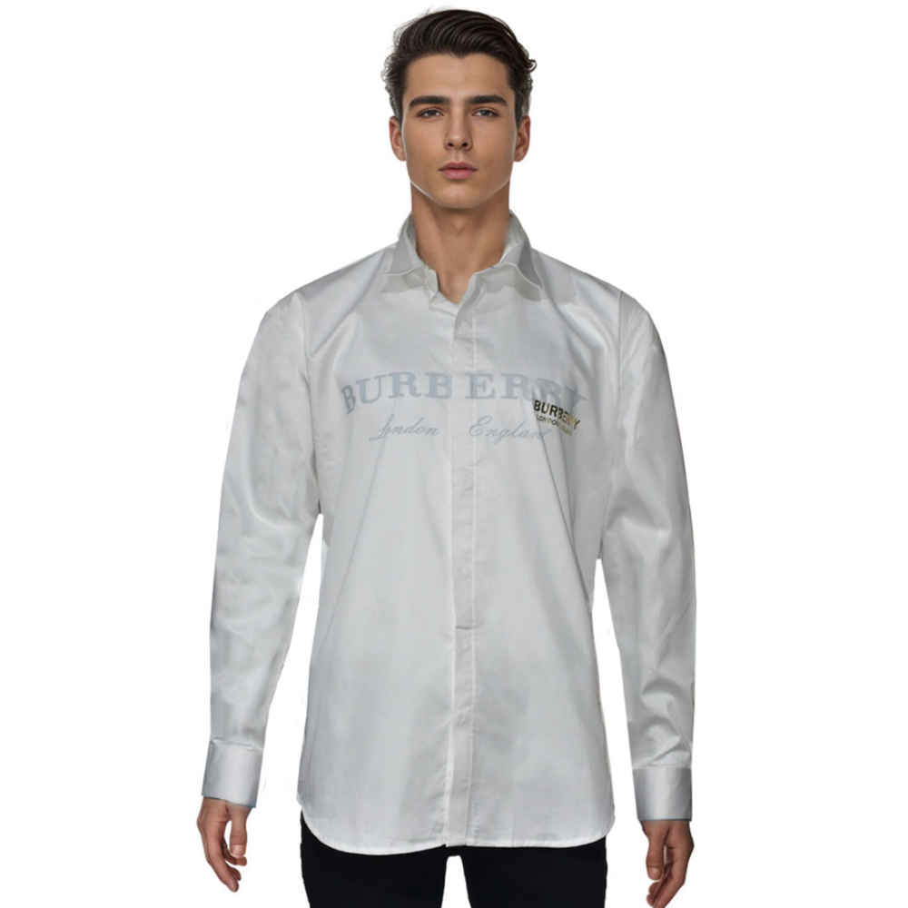 Burberry White Premium Quality Shirt-thumb-6