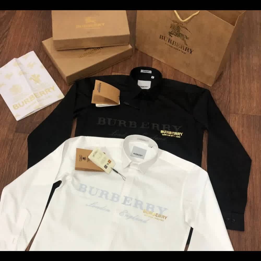 Burberry Printed Black Premium Quality Shirt-thumb-2
