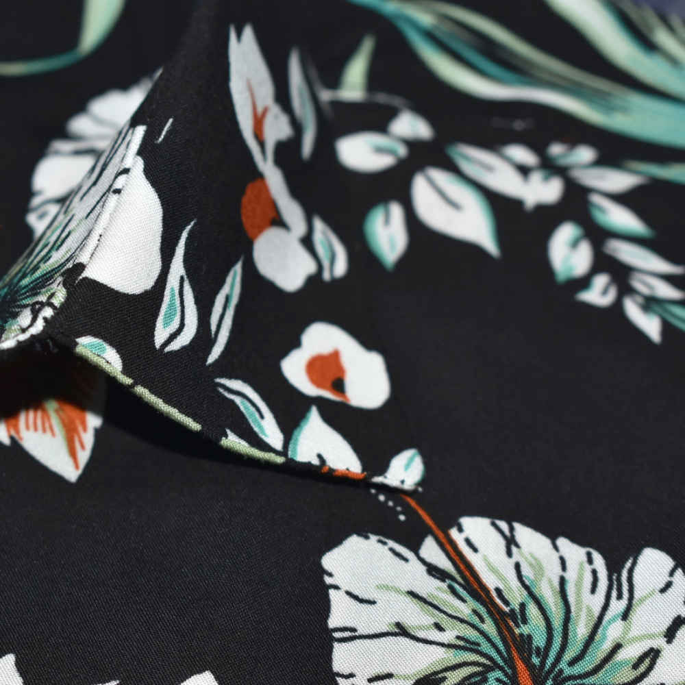 Gucci Flower Print Black Premium Shirt-thumb-4