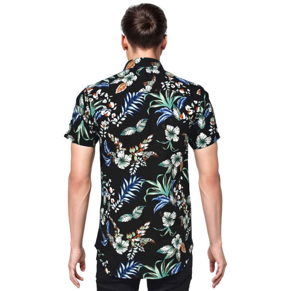 Gucci Flower Print Black Premium Shirt-thumb-1