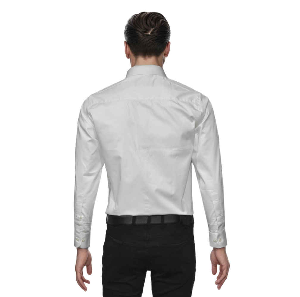 Versace Embroidered White Premium Cotton Shirt-1
