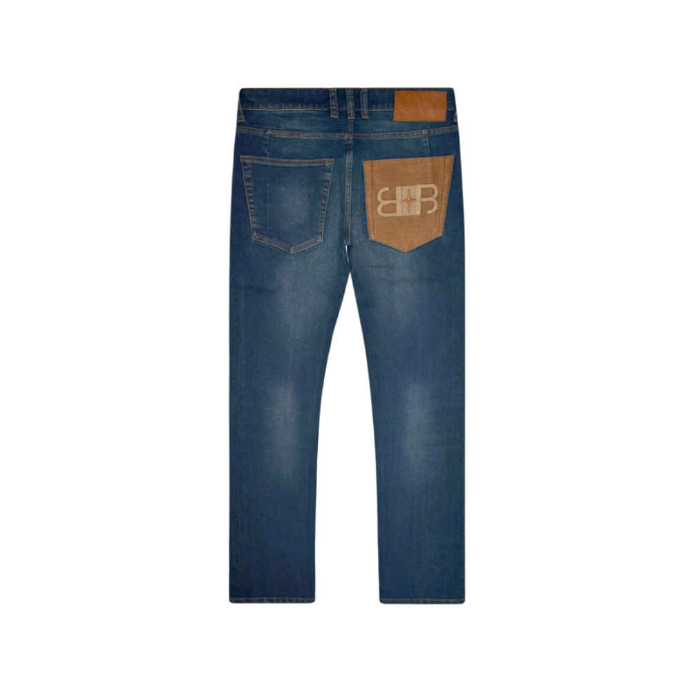 Balmain Dark Blue Premium Quality Jeans-5