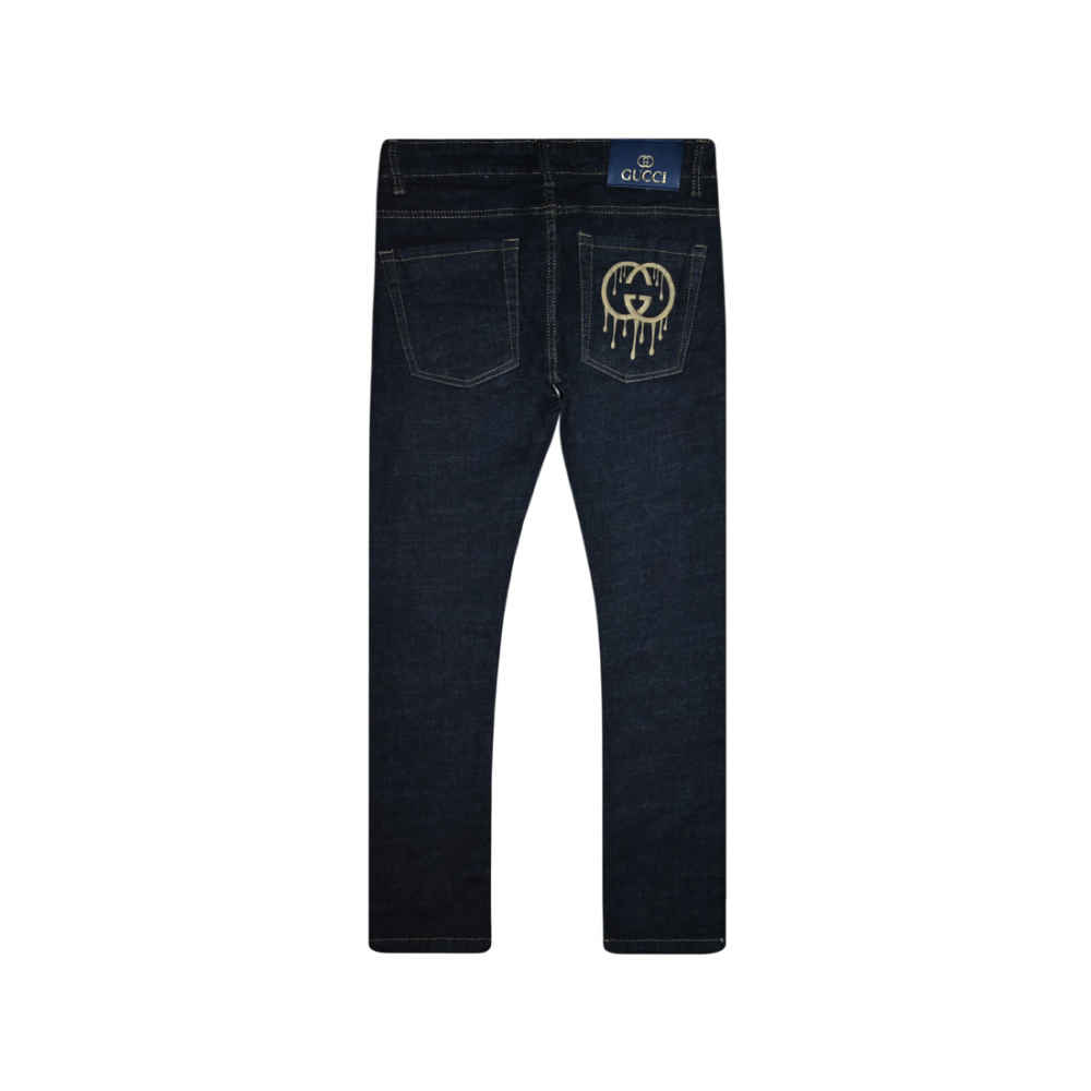 Gucci Blue Premium Quality Jeans-thumb-5