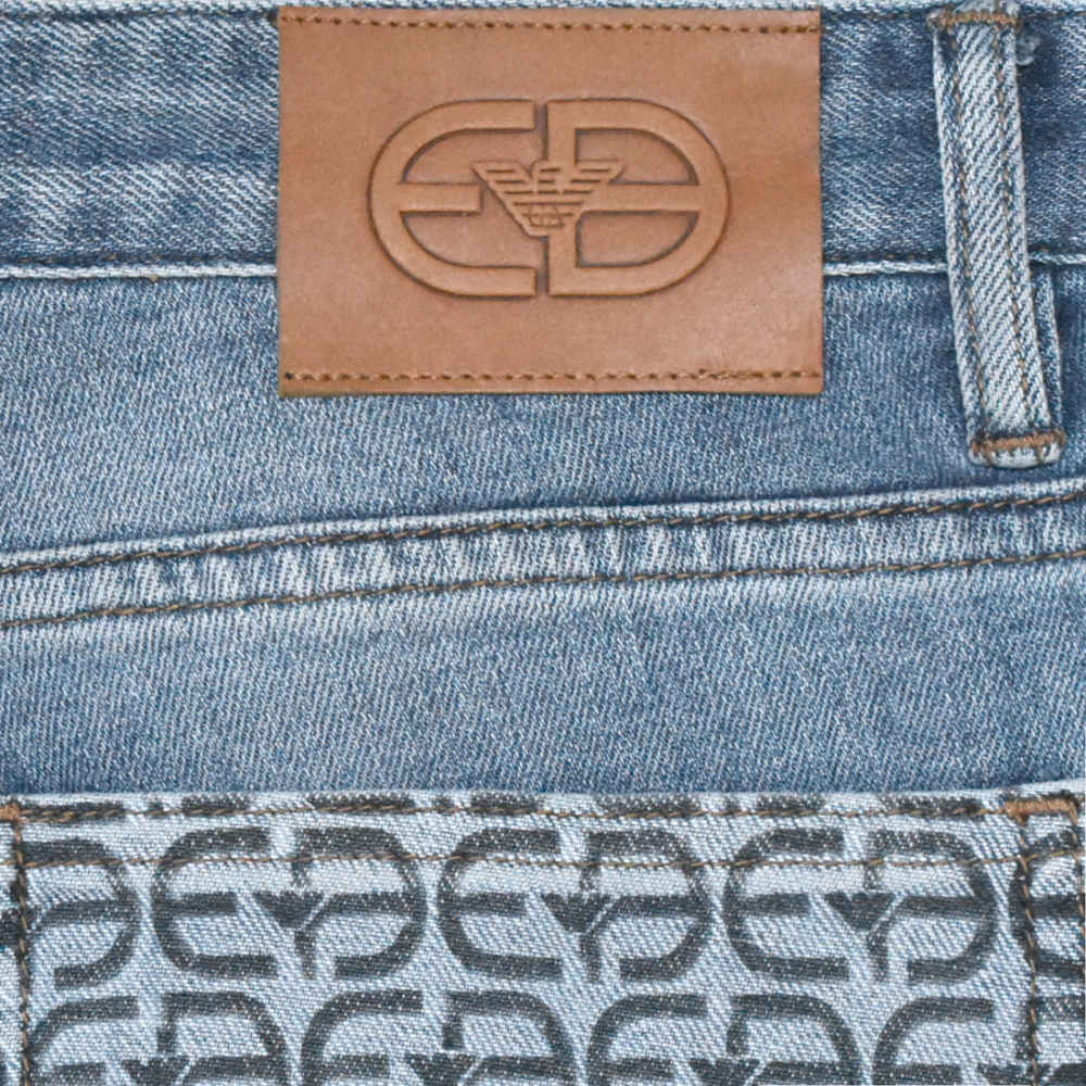 Emporio Armani Light Blue Premium Quality Jeans-3