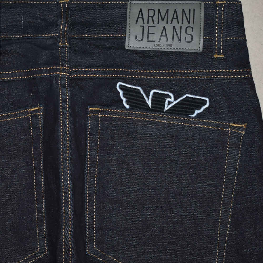 Armani Exchange Blue Premium Quality Jeans-thumb-3