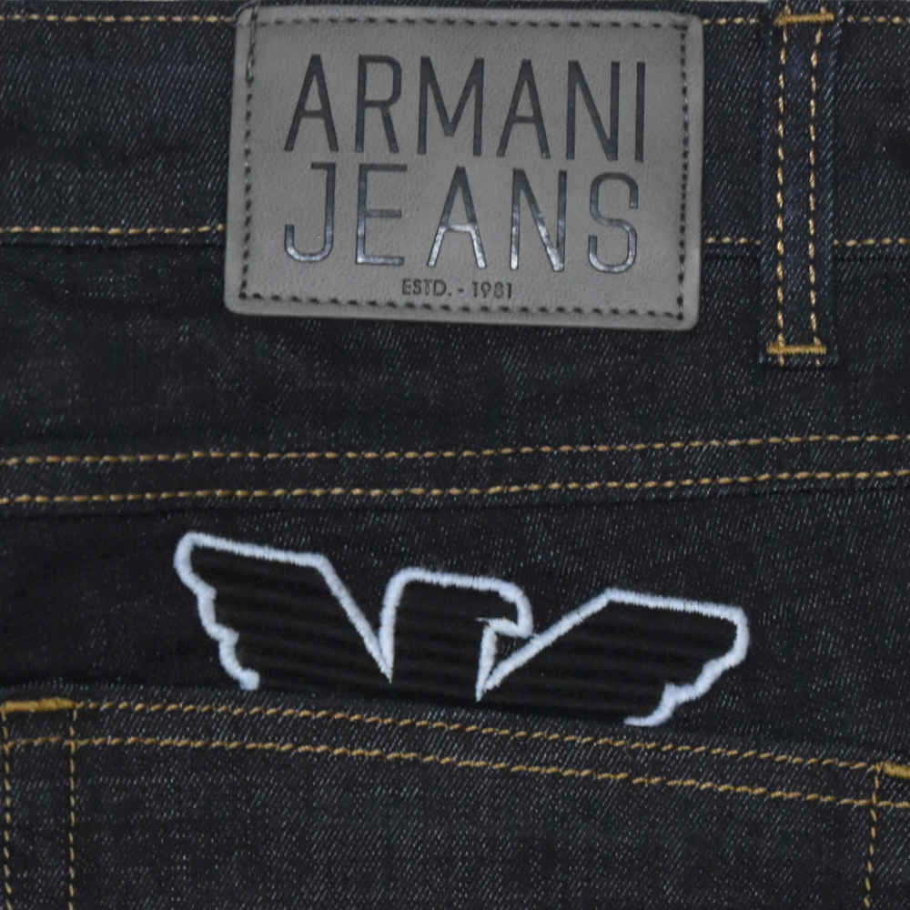 Armani Exchange Blue Premium Quality Jeans-thumb-4
