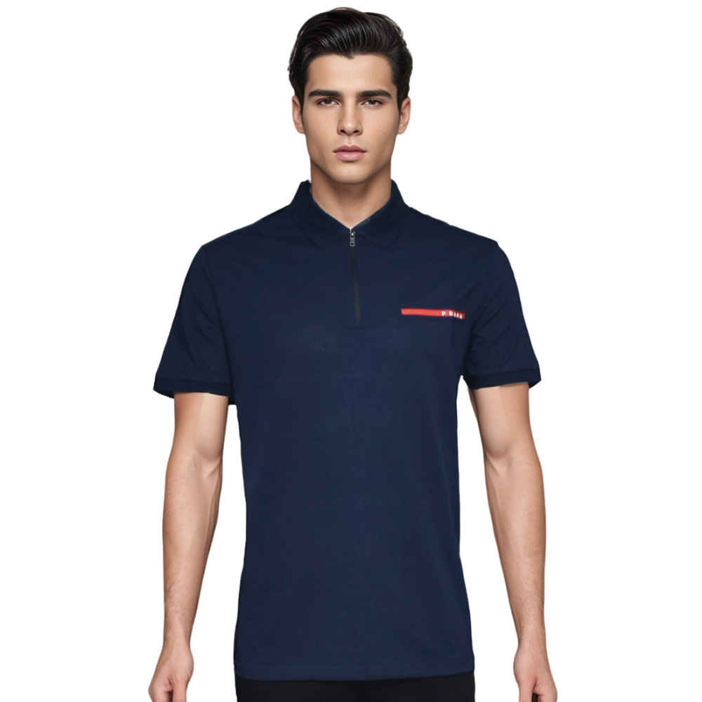 Prada Blue Premium Quality Tees-thumb-0