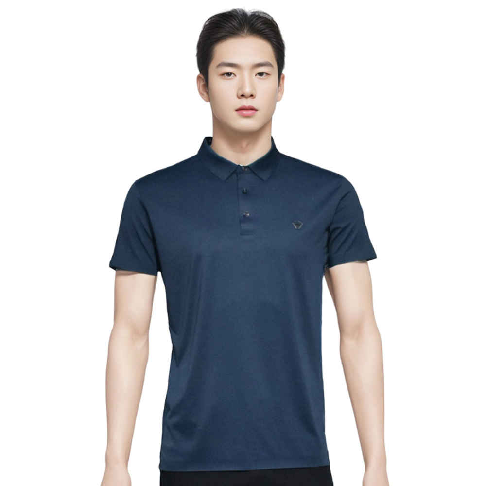 Versace Blue Premium Quality Polo T-shirt-0