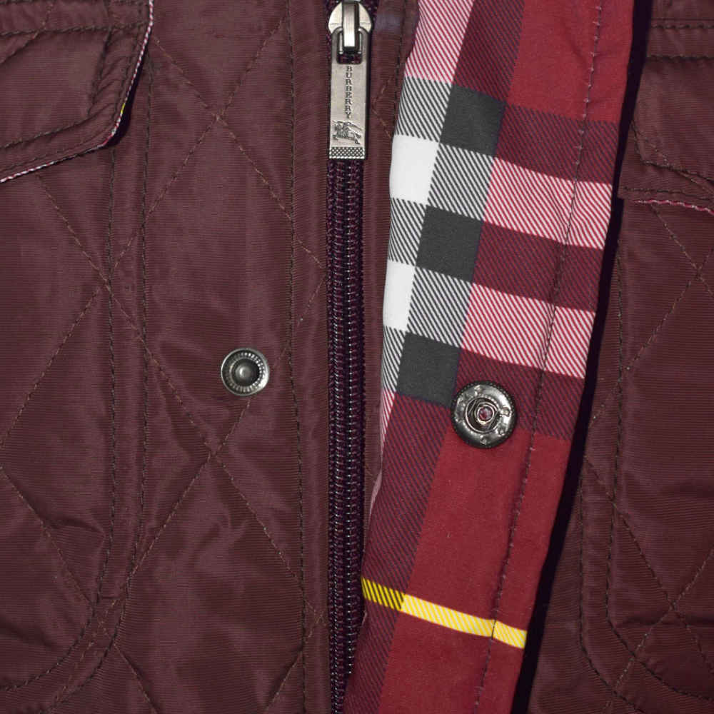 Burberry Wine Premium Quality Jacket-thumb-5