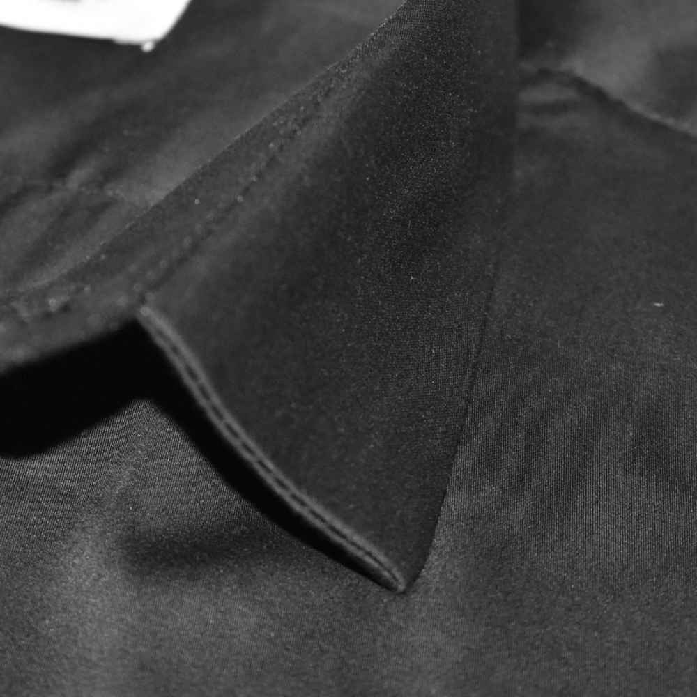 Burberry TB Embroidery Black Cotton Shirt-4