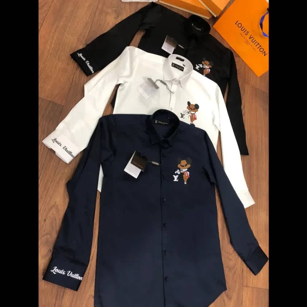 Louis Vuitton Black Premium Quality Shirt-1