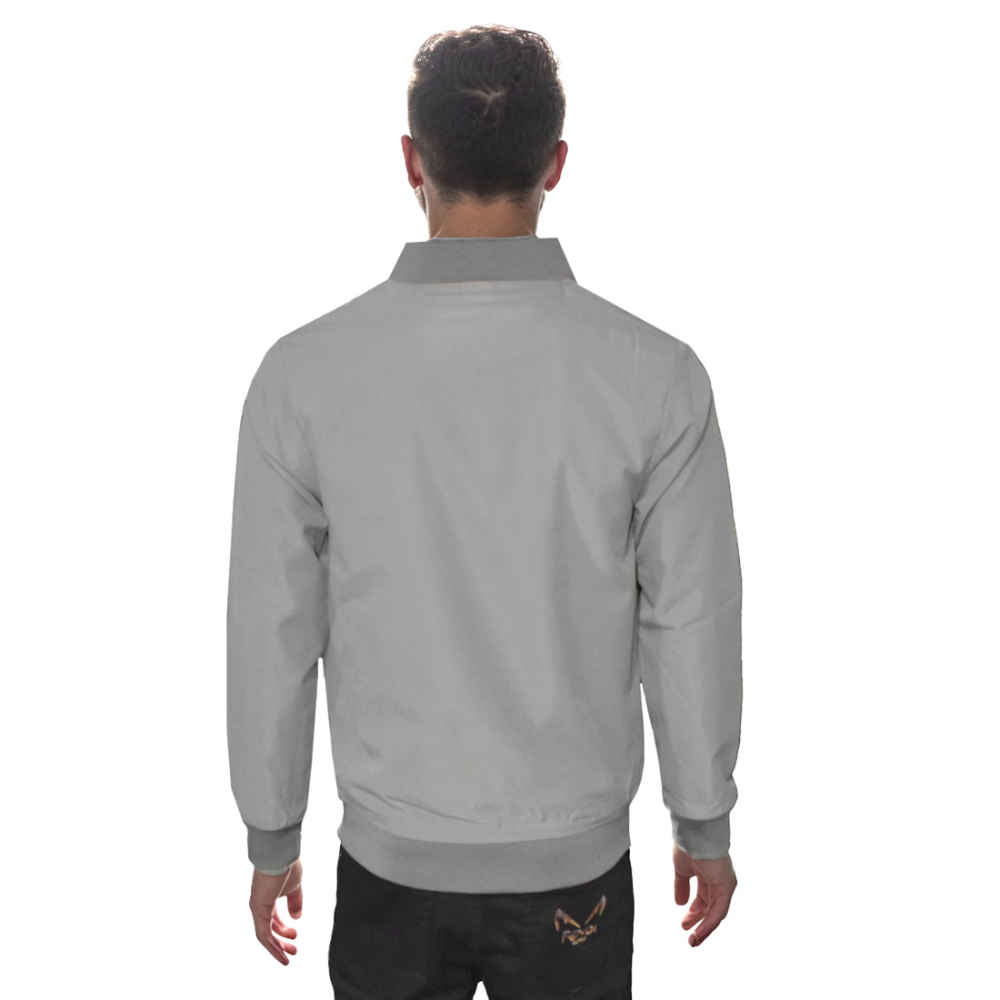 Armani Exchange Eagle Print Grey Premium Jacket-thumb-2