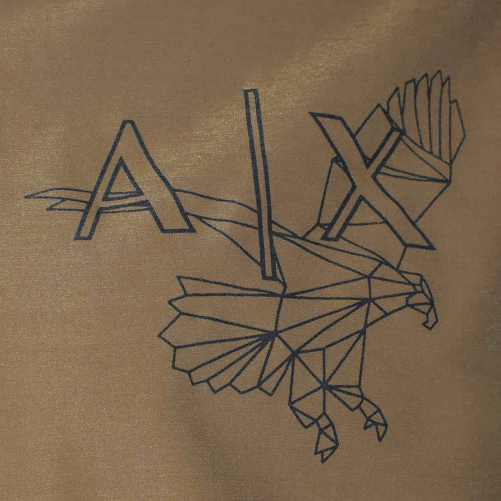 Armani Exchange Eagle Print Brown Premium Jacket-4