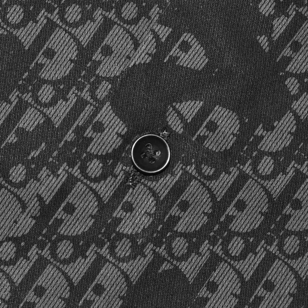 Dior Printed Black Premium Cotton Luxury Shirt-3