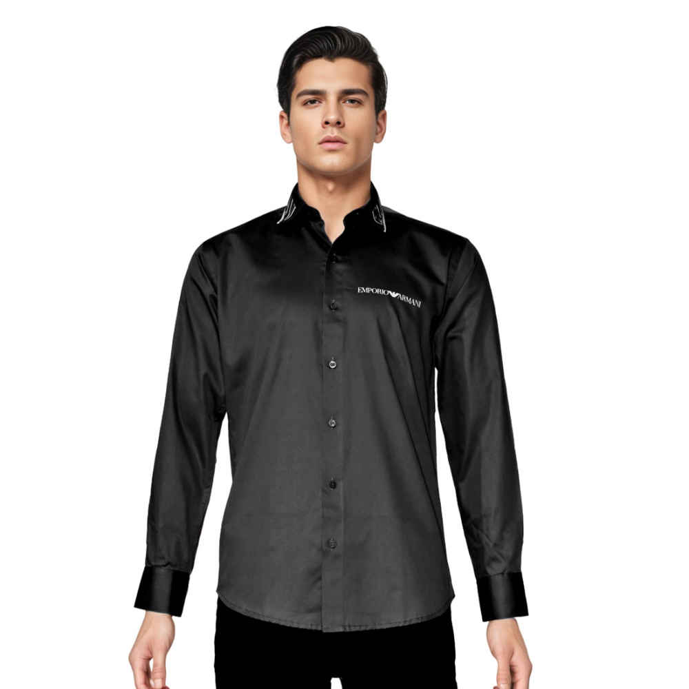 Emporio Armani Black Premium Quality Shirt-6