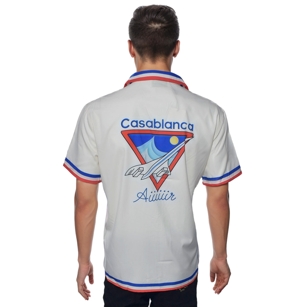 Casablanca White Premium Quality Shirt-1