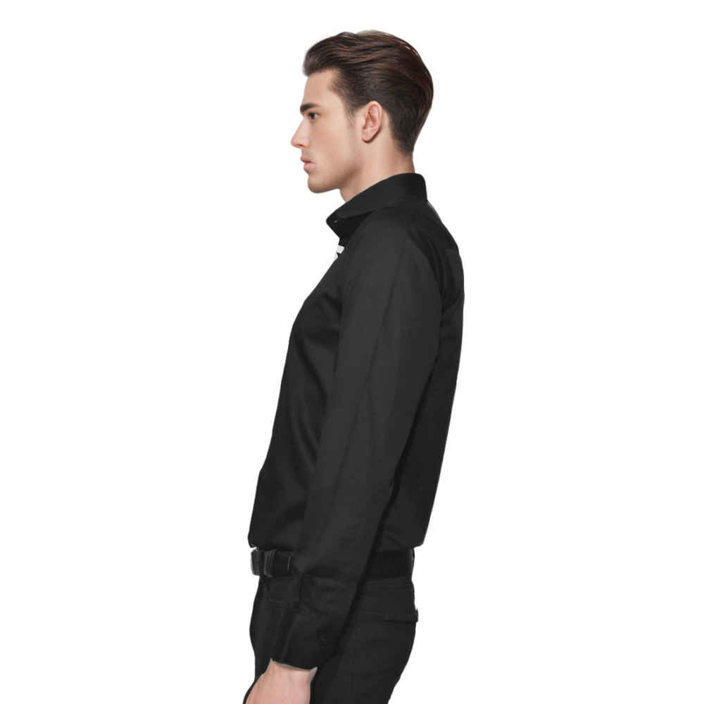 Karl Lagerfeld Black Premium Cotton Shirt-2