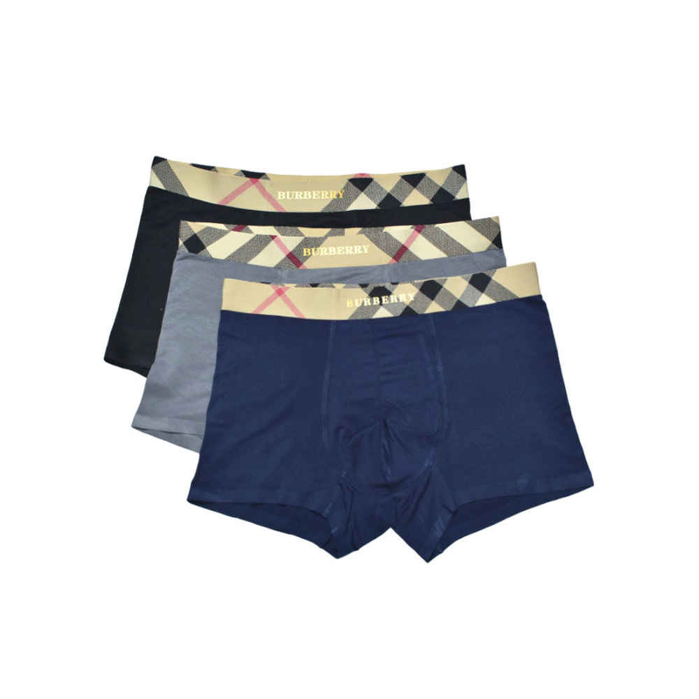 Burberry Embroidered Check Premium Underwear-thumb-0