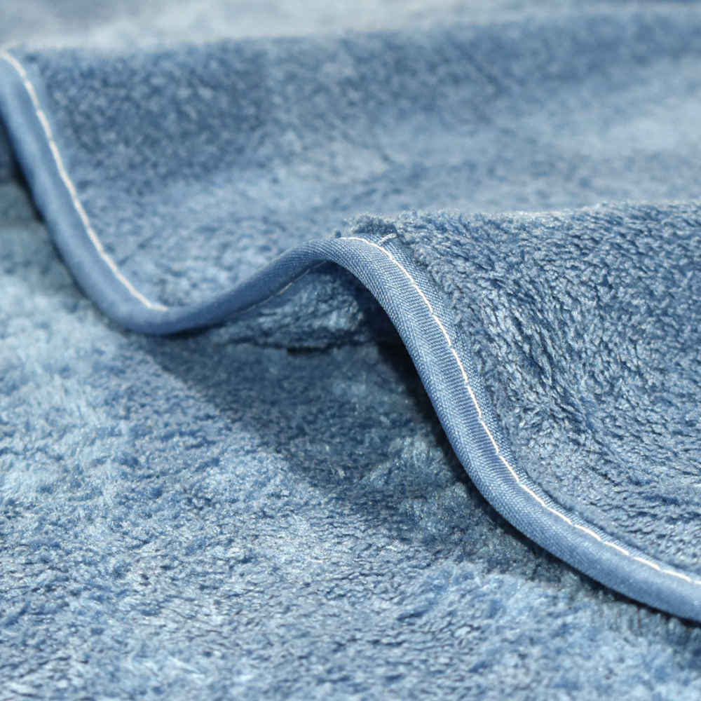 Dior Embroidered logo Blue Premium Towels - Set of 2-thumb-2