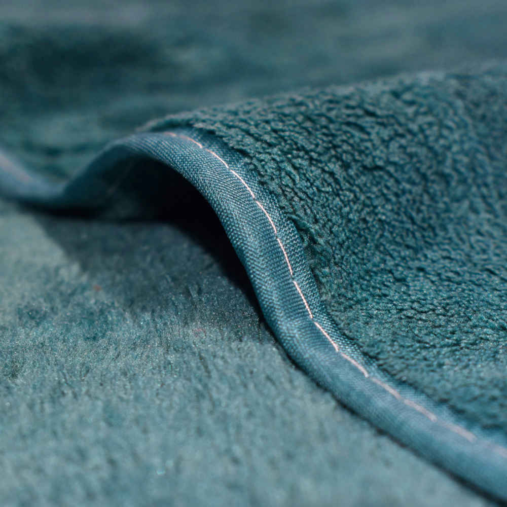 Louis Vuitton Embroidered logo Teal Blue Towel - Set of 2-2