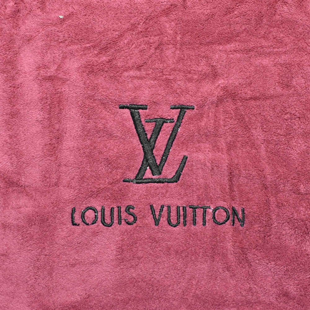 Louis Vuitton Embroidered logo Wine Towel - Set of 2-thumb-1