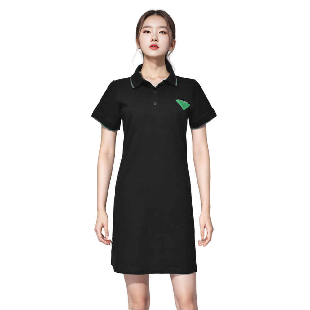Bottega Veneta Black Premium Cotton Dress-1