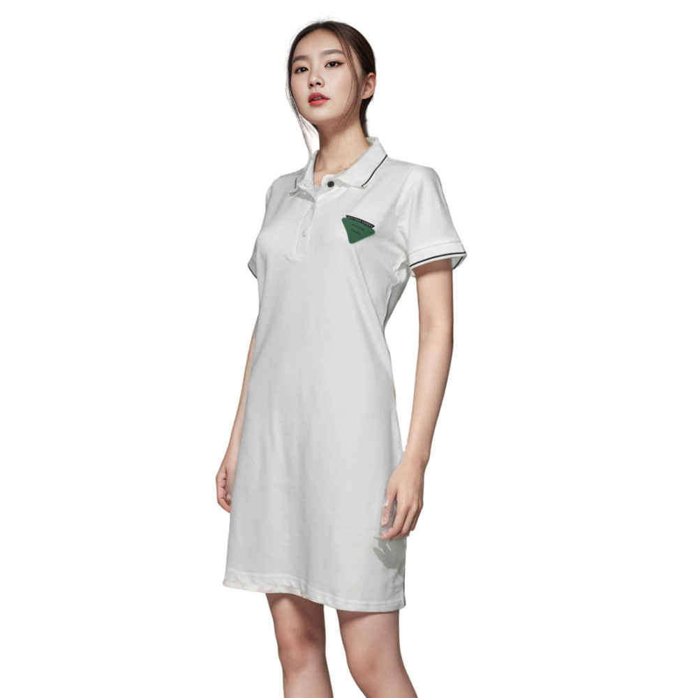 Bottega Veneta White  Premium Cotton Dress-1