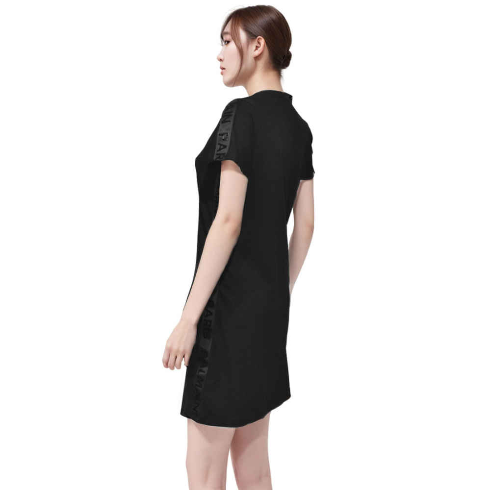 Balmain Paris Black Premium Cotton Dress-2