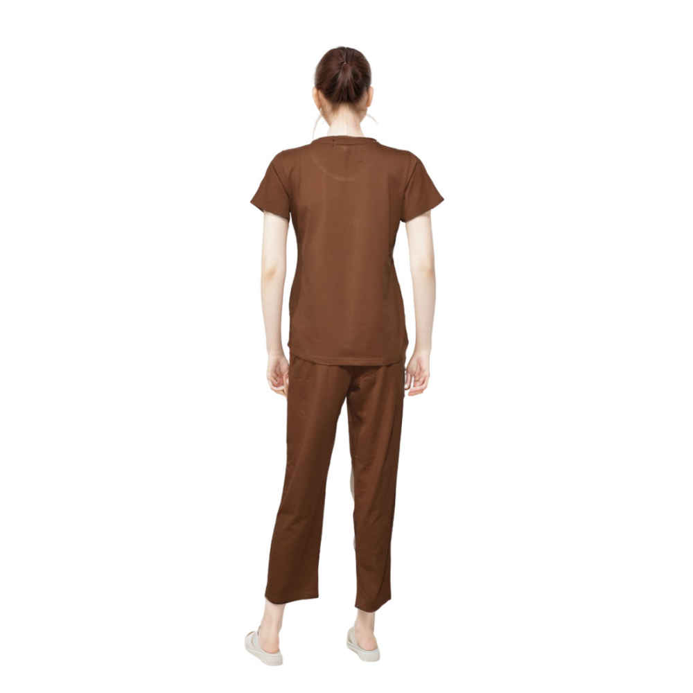 Miu Miu Brown Premium Cotton Co-ord Set-thumb-2
