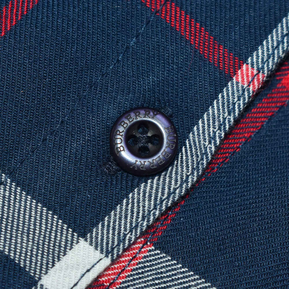 Burberry Blue Check Premium Cotton Co-ord Set-thumb-5