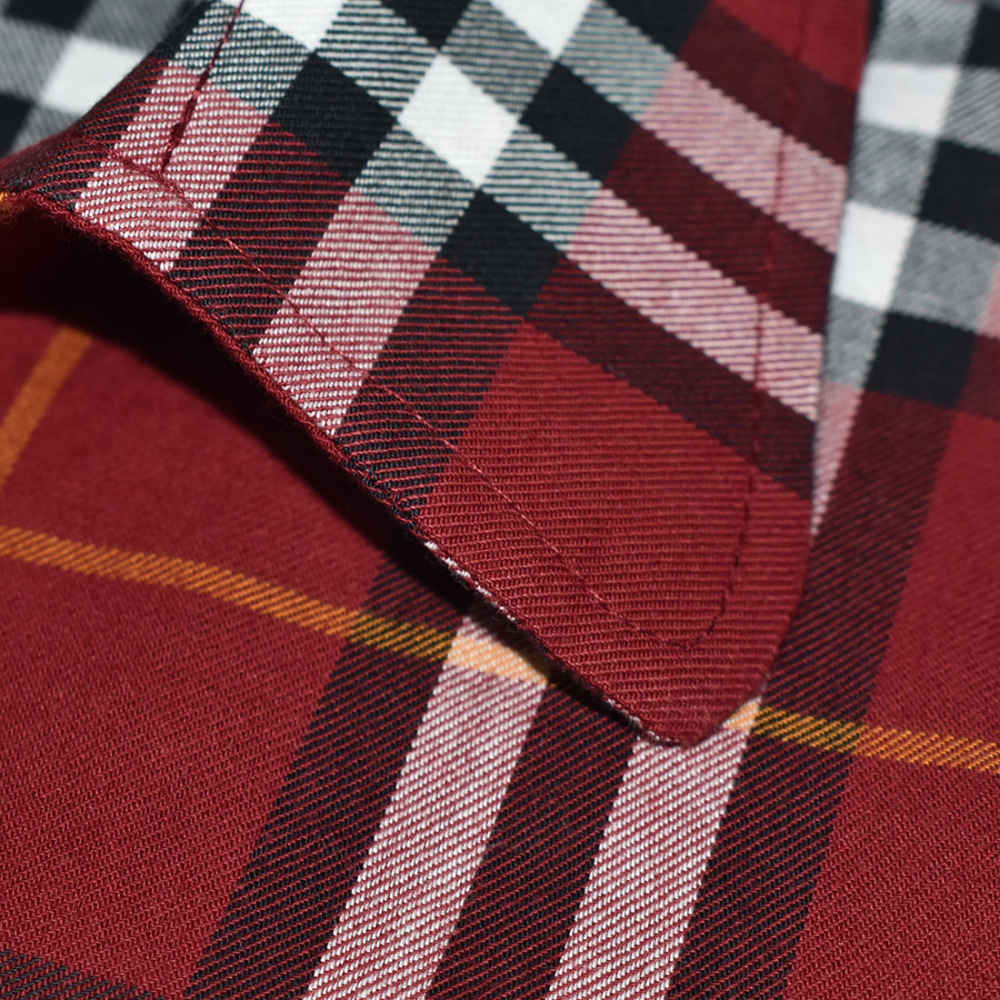 Burberry Wine Check Premium Cotton Co-ord Set-thumb-4