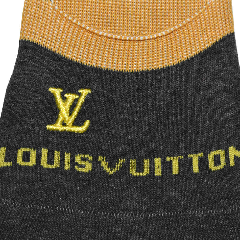 Louis Vuitton Embroidery Premium No Show Socks-3
