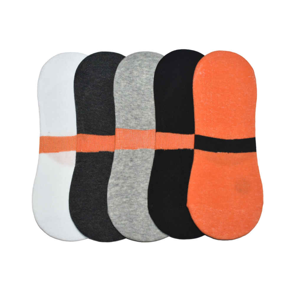 Hermes Orange Premium Luxury No Show Socks-thumb-1