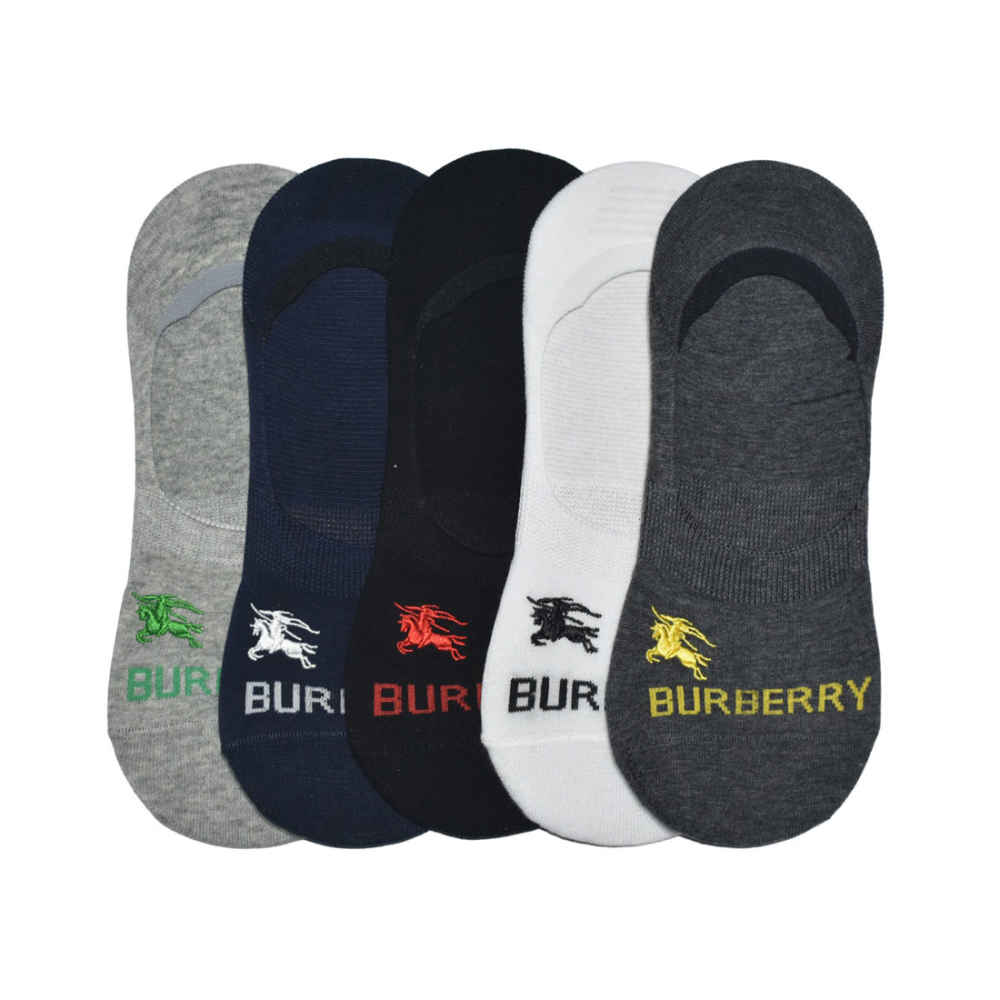 Burberry Embroidered logo Premium No-show Socks-thumb-0