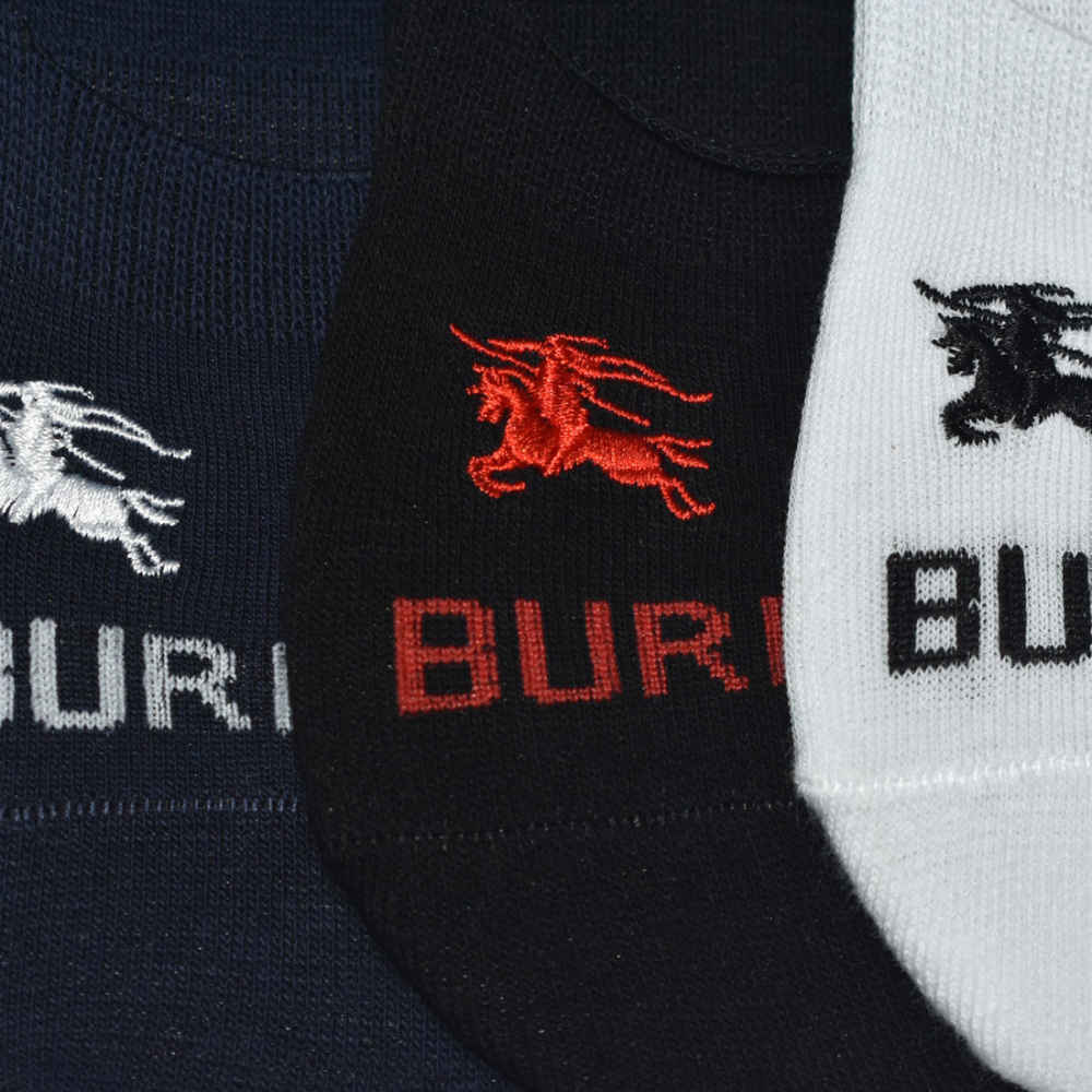 Burberry Embroidered logo Premium No-show Socks-thumb-3