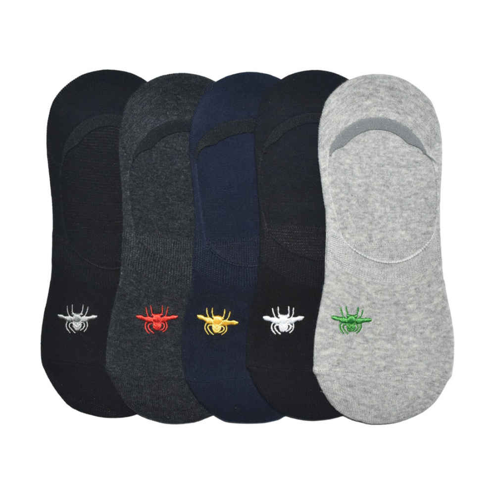 Dior Spider Embroidered Premium No Show Socks-thumb-0