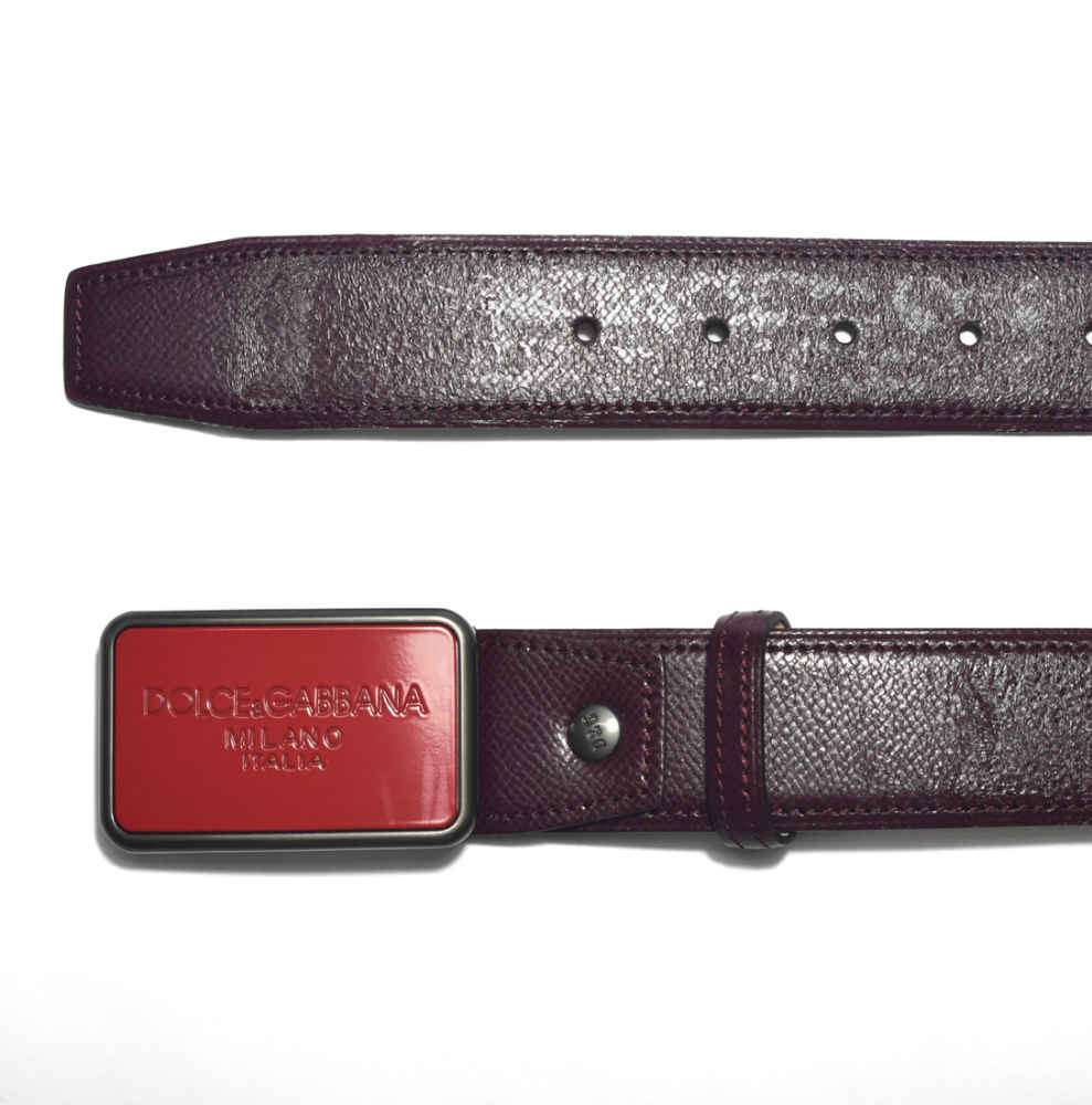 Dolce & Gabbana Red Premium Quality Belt-thumb-3