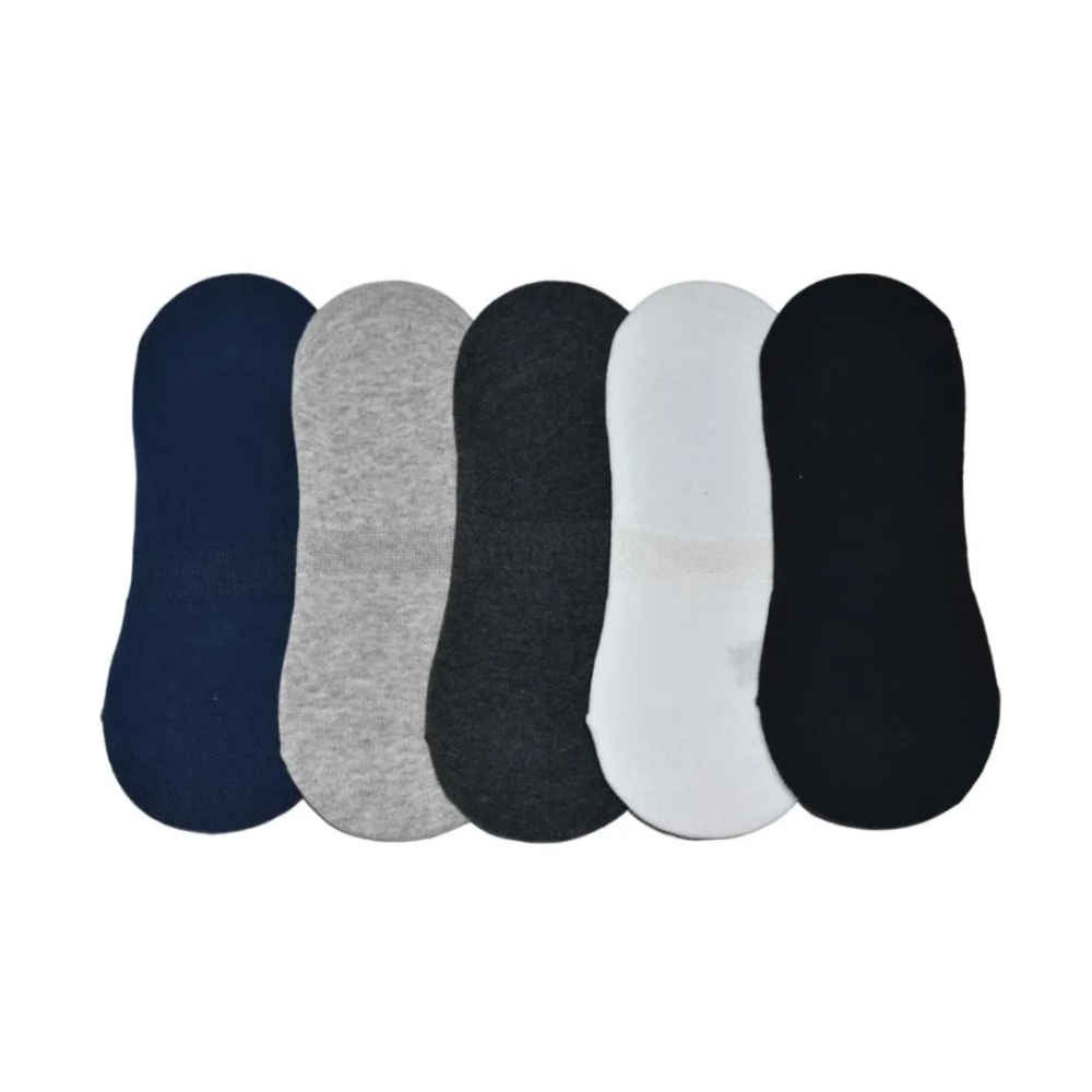 Burberry Embroidered logo Premium No Show Socks - Pack of 5-thumb-1