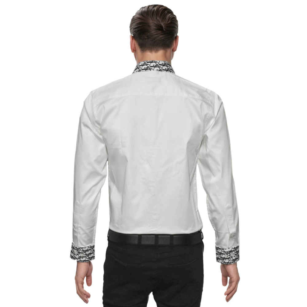 Christian Dior logo Patch White Premium Shirt-1