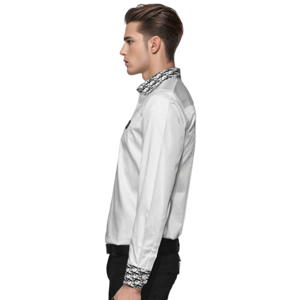 Christian Dior logo Patch White Premium Shirt-2