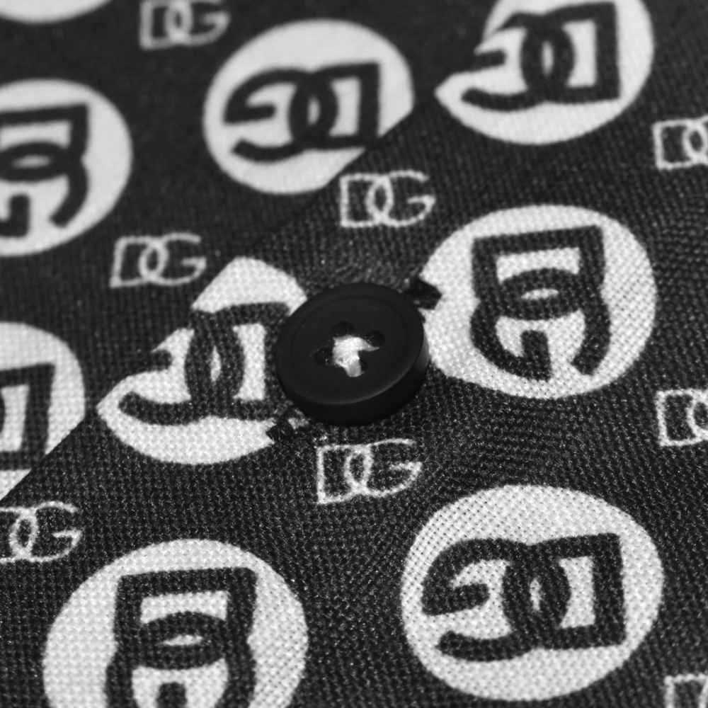 Dolce & Gabbana All-over Printed Black Premium Shirt-3