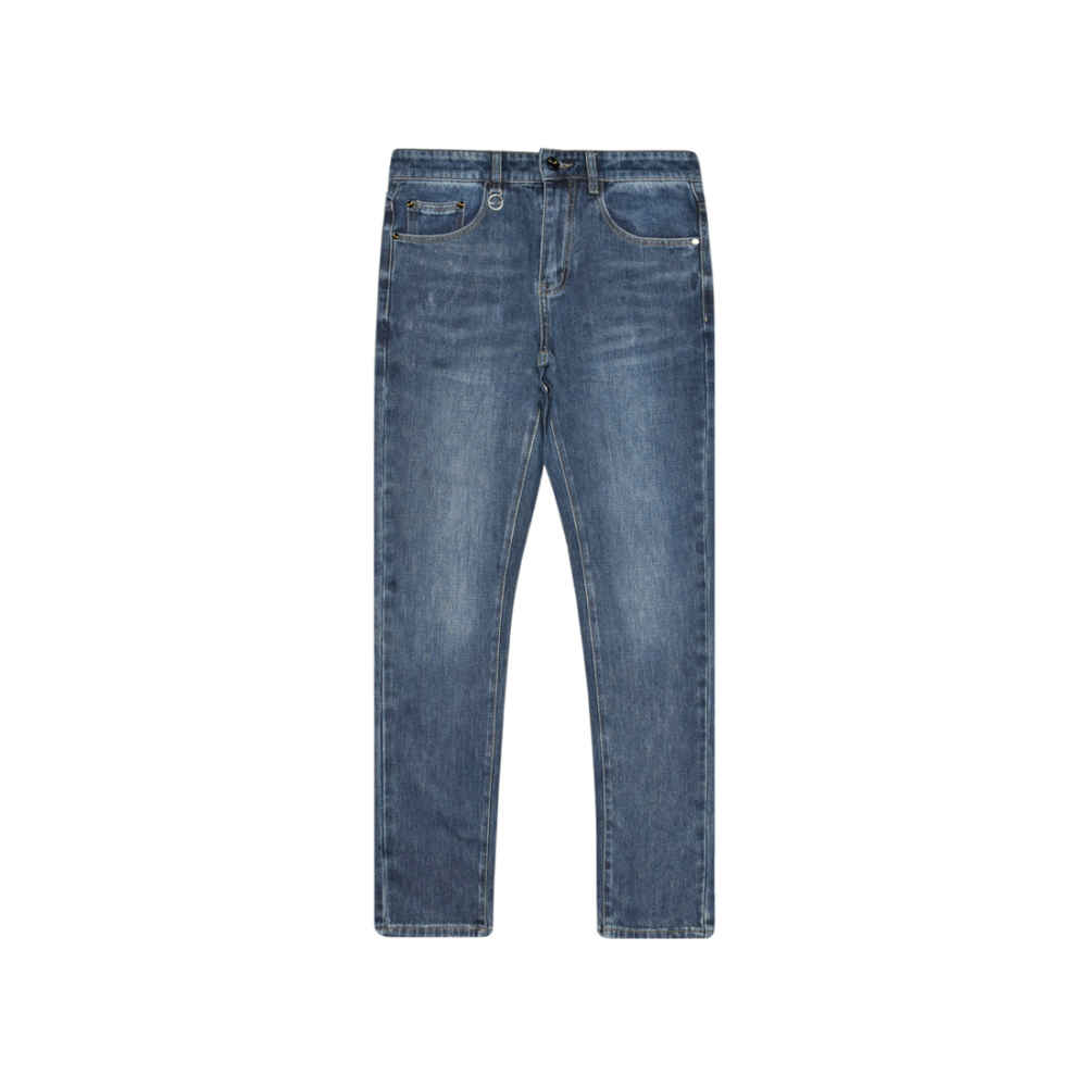 Fendi Dark Blue Premium Denim Jeans-thumb-0