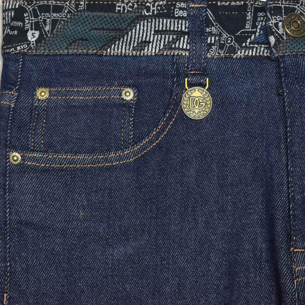 Dolce & Gabbana Dark Blue Denim Jeans-2