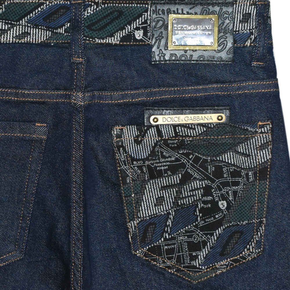 Dolce & Gabbana Dark Blue Denim Jeans-3