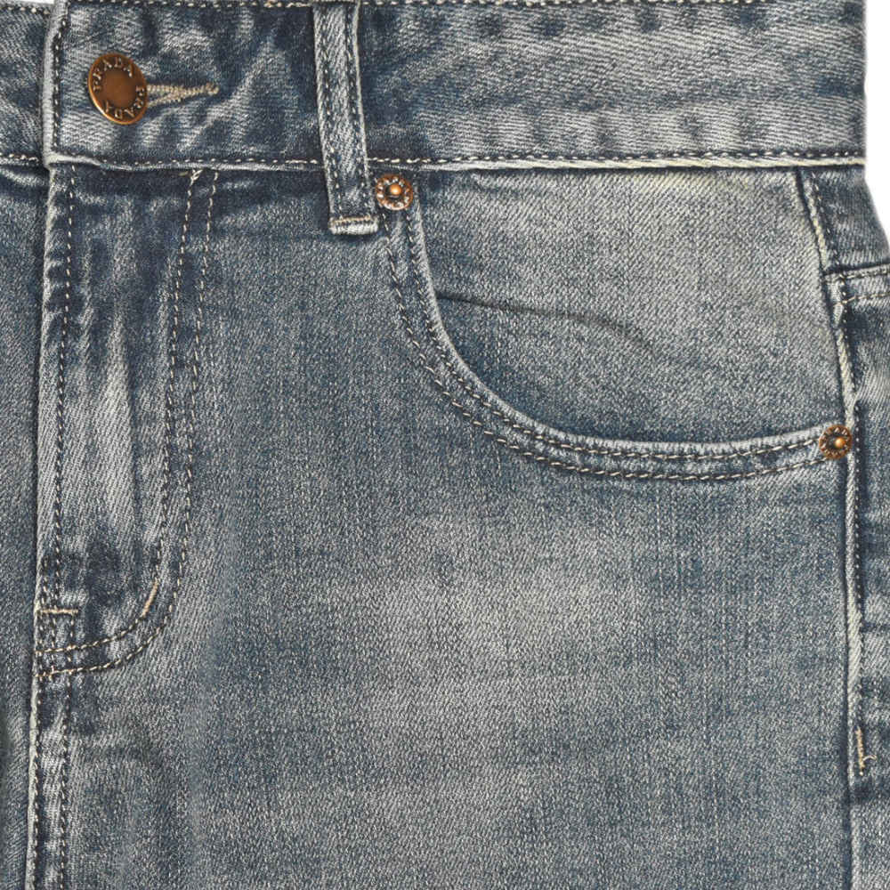 Prada Triangle Logo Dark Blue Premium Jeans-thumb-1